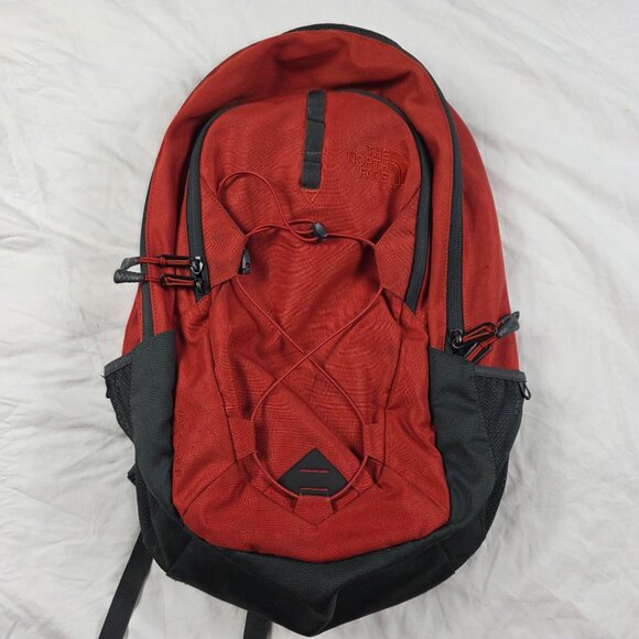 The North Face Jester Red Hiking Backpack Camping Outdoors School Casual Walking - Picture 1 of 13